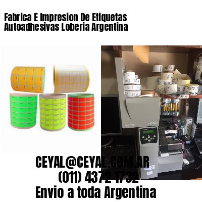 Fabrica E Impresion De Etiquetas Autoadhesivas Loberia Argentina