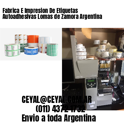 Fabrica E Impresion De Etiquetas Autoadhesivas Lomas de Zamora Argentina