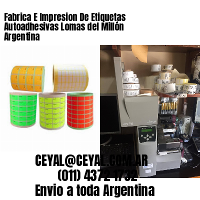Fabrica E Impresion De Etiquetas Autoadhesivas Lomas del Millón Argentina