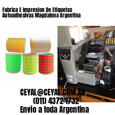 Fabrica E Impresion De Etiquetas Autoadhesivas Magdalena Argentina