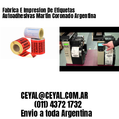 Fabrica E Impresion De Etiquetas Autoadhesivas Martín Coronado Argentina