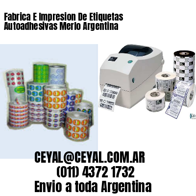 Fabrica E Impresion De Etiquetas Autoadhesivas Merlo Argentina