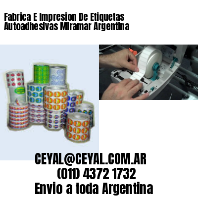 Fabrica E Impresion De Etiquetas Autoadhesivas Miramar Argentina