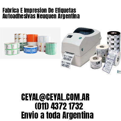 Fabrica E Impresion De Etiquetas Autoadhesivas Neuquen Argentina
