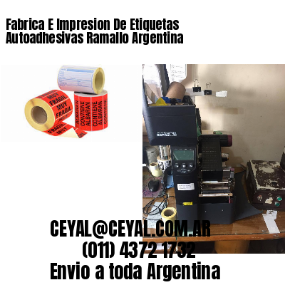 Fabrica E Impresion De Etiquetas Autoadhesivas Ramallo Argentina