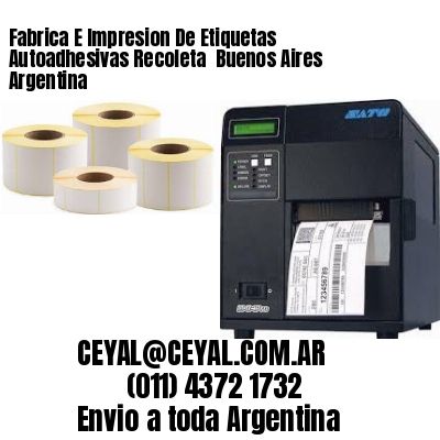 Fabrica E Impresion De Etiquetas Autoadhesivas Recoleta  Buenos Aires Argentina