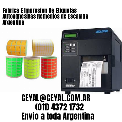 Fabrica E Impresion De Etiquetas Autoadhesivas Remedios de Escalada Argentina
