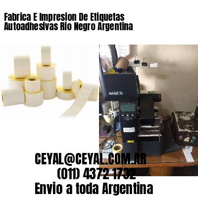Fabrica E Impresion De Etiquetas Autoadhesivas Rio Negro Argentina