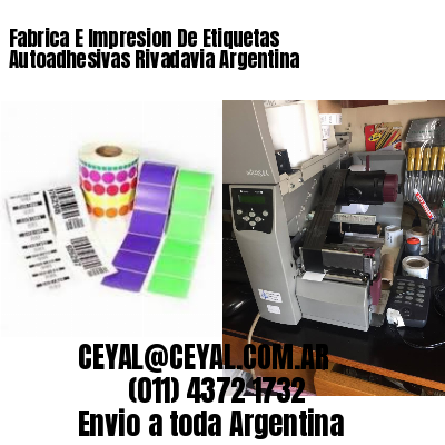 Fabrica E Impresion De Etiquetas Autoadhesivas Rivadavia Argentina