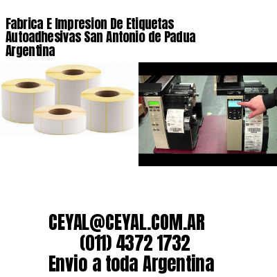 Fabrica E Impresion De Etiquetas Autoadhesivas San Antonio de Padua Argentina