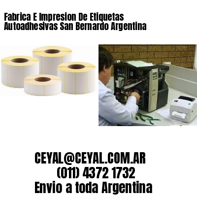 Fabrica E Impresion De Etiquetas Autoadhesivas San Bernardo Argentina