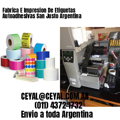 Fabrica E Impresion De Etiquetas Autoadhesivas San Justo Argentina