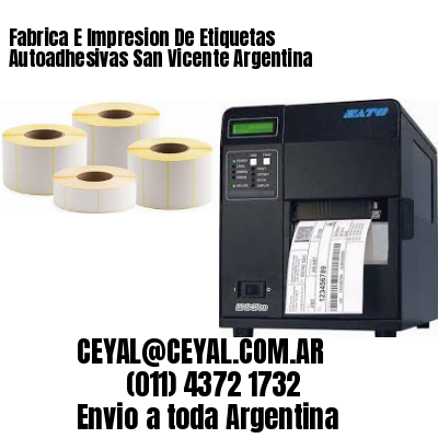 Fabrica E Impresion De Etiquetas Autoadhesivas San Vicente Argentina