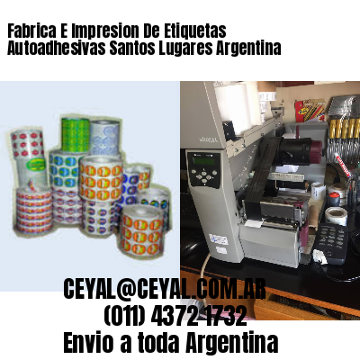 Fabrica E Impresion De Etiquetas Autoadhesivas Santos Lugares Argentina