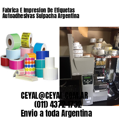 Fabrica E Impresion De Etiquetas Autoadhesivas Suipacha Argentina