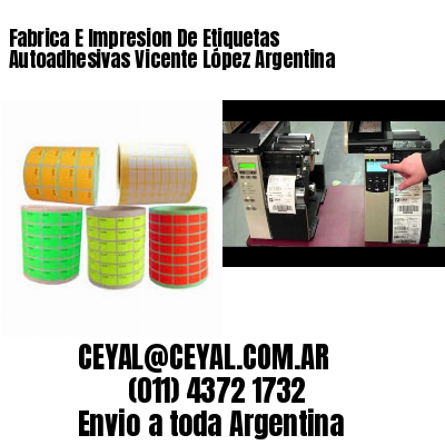 Fabrica E Impresion De Etiquetas Autoadhesivas Vicente López Argentina
