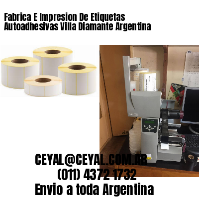 Fabrica E Impresion De Etiquetas Autoadhesivas Villa Diamante Argentina