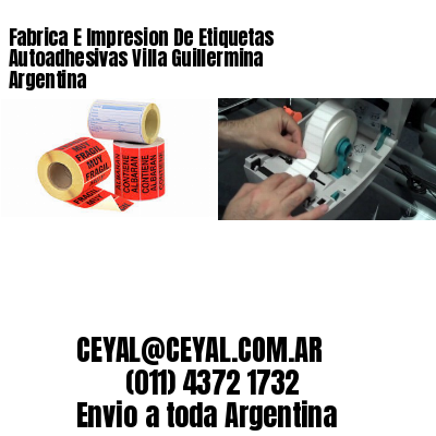 Fabrica E Impresion De Etiquetas Autoadhesivas Villa Guillermina Argentina