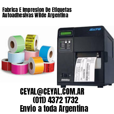 Fabrica E Impresion De Etiquetas Autoadhesivas Wilde Argentina