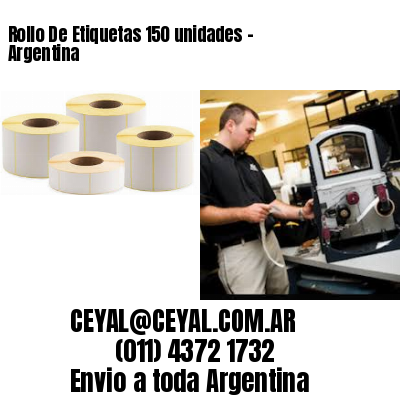 Rollo De Etiquetas 150 unidades - Argentina