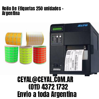 Rollo De Etiquetas 250 unidades – Argentina