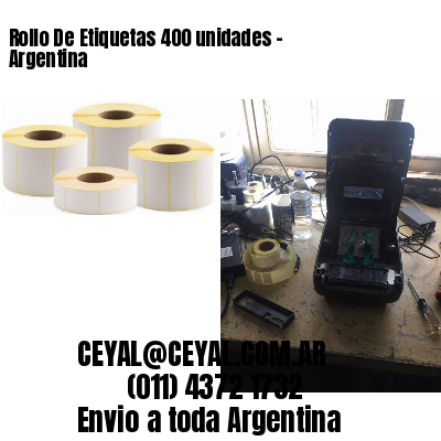 Rollo De Etiquetas 400 unidades – Argentina