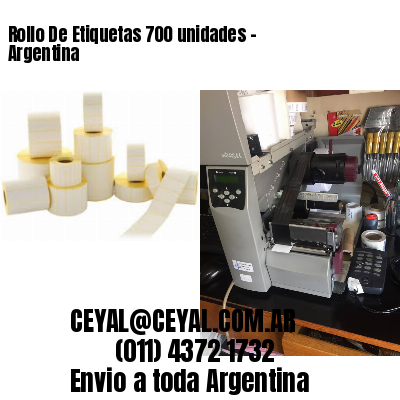 Rollo De Etiquetas 700 unidades – Argentina