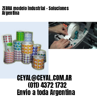 ZEBRA modelo industrial – Soluciones Argentina