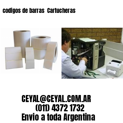 codigos de barras 	Cartucheras