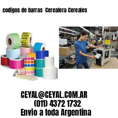codigos de barras 	Cerealera Cereales