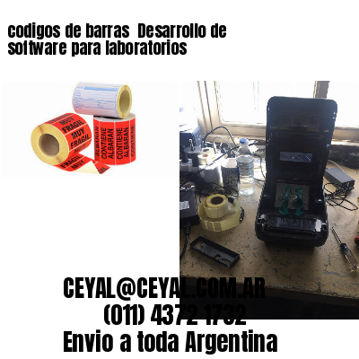 codigos de barras 	Desarrollo de software para laboratorios