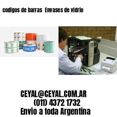 codigos de barras 	Envases de vidrio