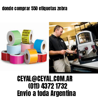 donde comprar 550 etiquetas zebra