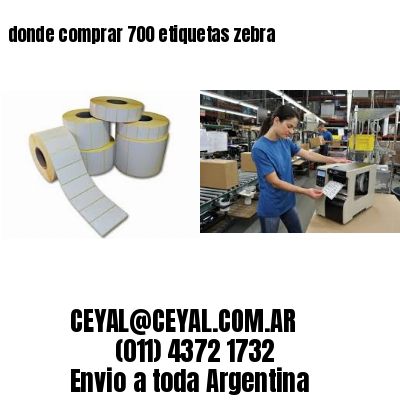 donde comprar 700 etiquetas zebra