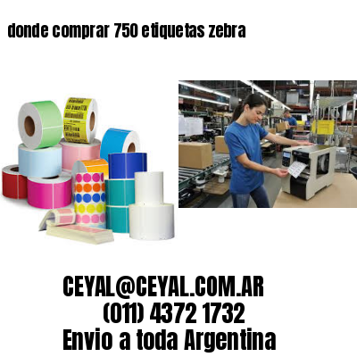 donde comprar 750 etiquetas zebra