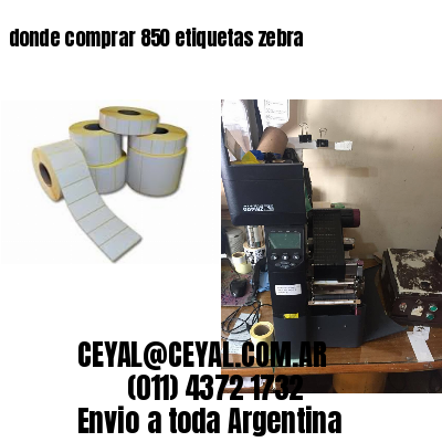 donde comprar 850 etiquetas zebra