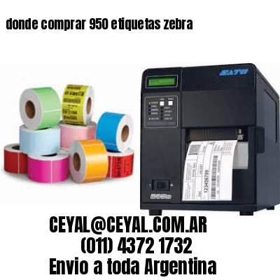 donde comprar 950 etiquetas zebra