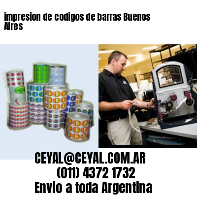impresion de codigos de barras Buenos Aires