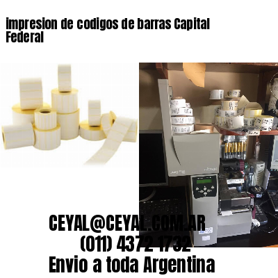 impresion de codigos de barras Capital Federal