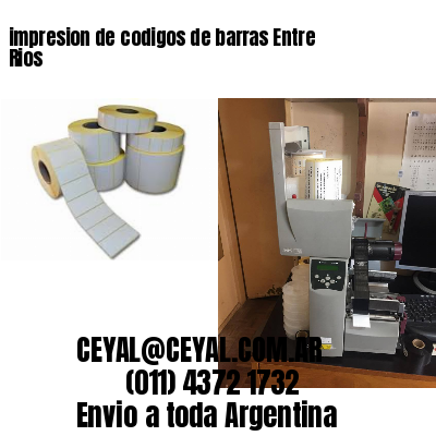 impresion de codigos de barras Entre Rios