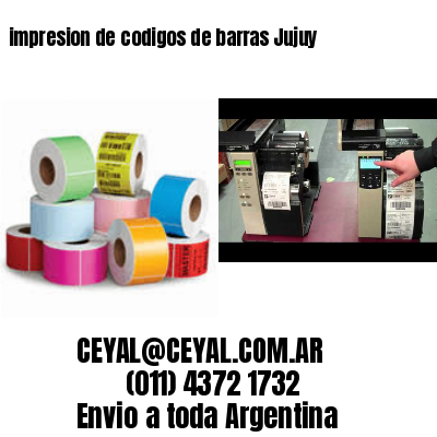 impresion de codigos de barras Jujuy