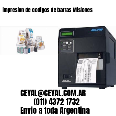 impresion de codigos de barras Misiones