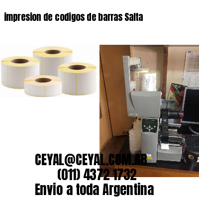 impresion de codigos de barras Salta