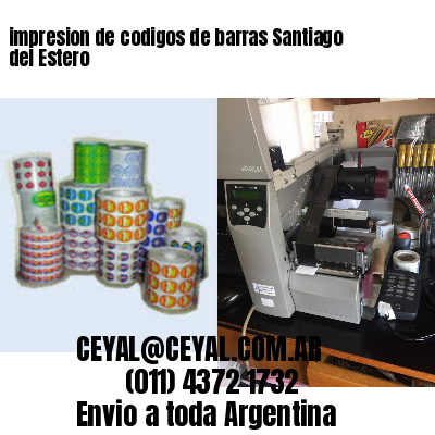 impresion de codigos de barras Santiago del Estero