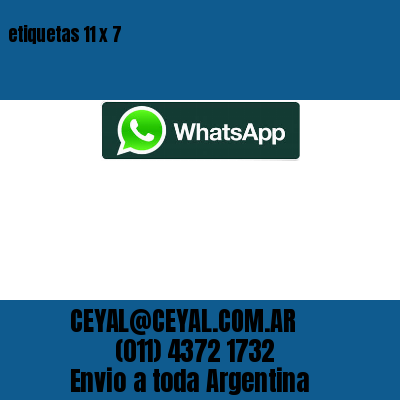 etiquetas 11 x 7