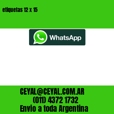 etiquetas 12 x 15