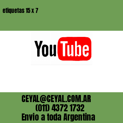 etiquetas 15 x 7