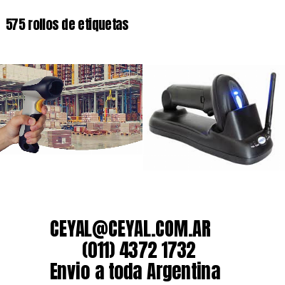 575 rollos de etiquetas