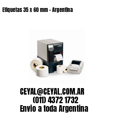 Etiquetas 35 x 60 mm – Argentina