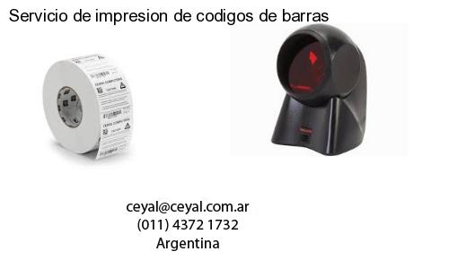 10 x 6 codigs de barras argentina